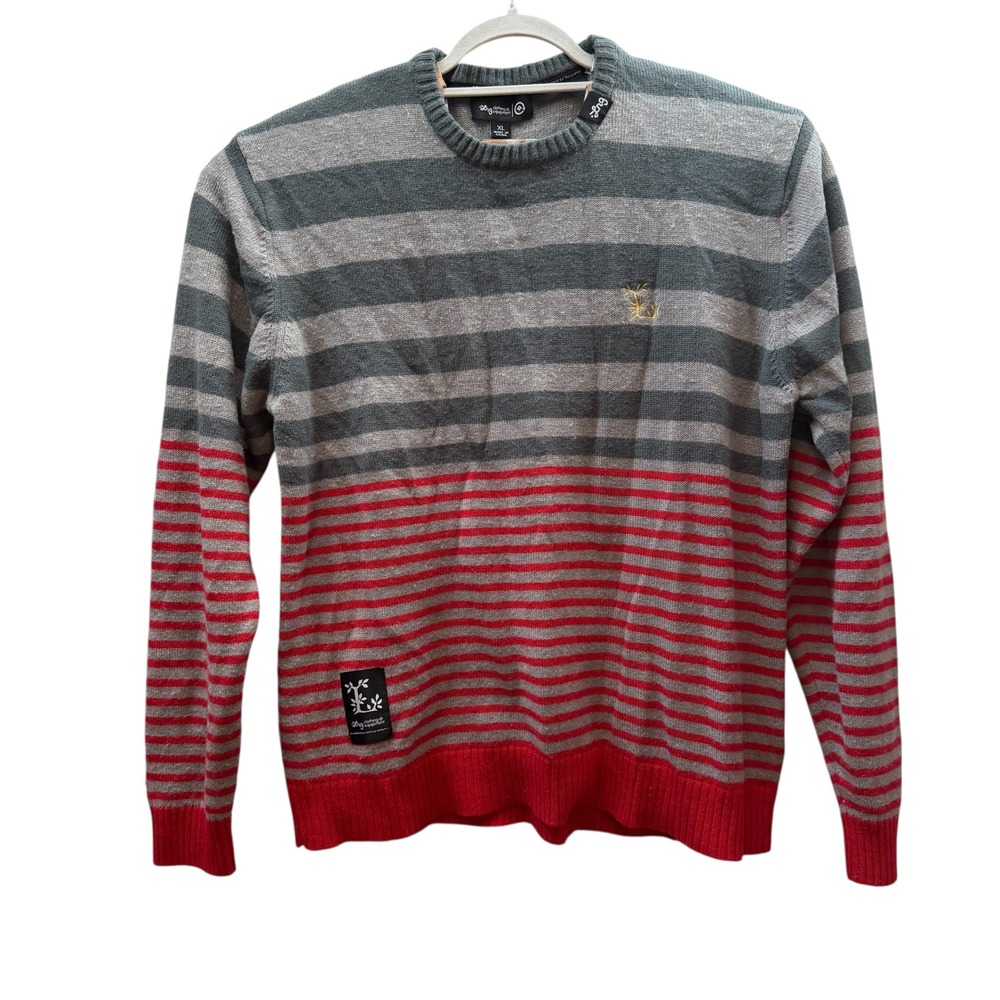 LRG Clothing Equipment Mens XL Chalet‎ Sweater Striped Acrylic Wool Blend
